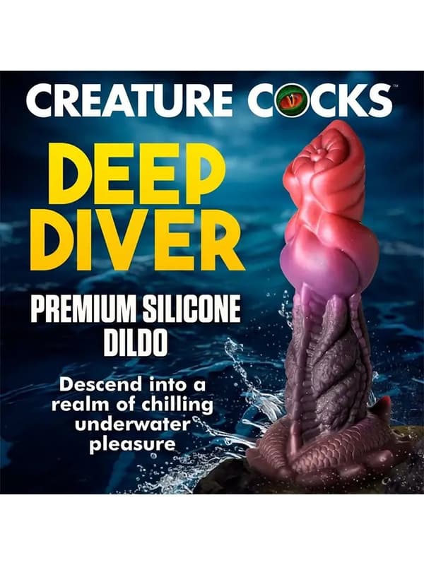 Deep Diver Silicone Dildo 19,3 cm Dragon dildo