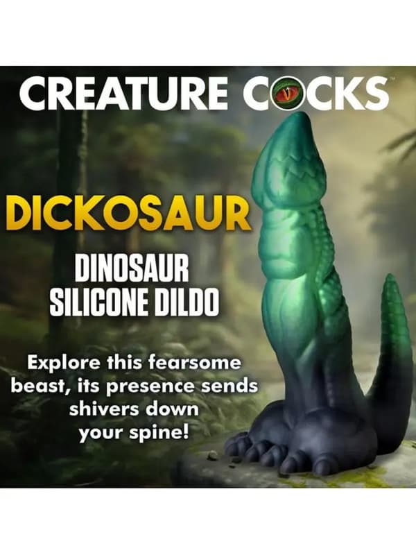 Dickosaur Dinosaur Silicone Dildo 18,5 cm Dragon dildo