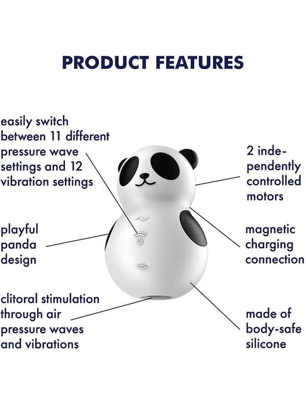 Satisfyer Pocket Panda Air Pulse Vibrator Air pressure vibrator