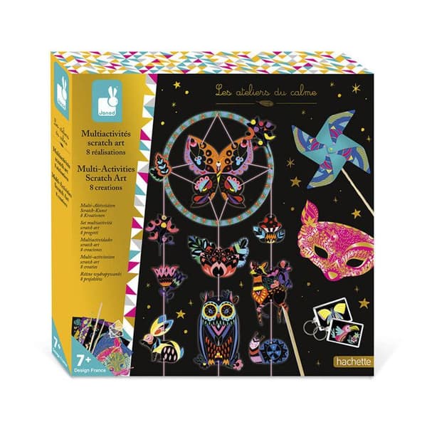 Kit Kreativ - Scratch Art Multi-Aktivitetskit