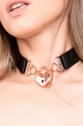 Miniatyrbillede 6 af 6: Kinky Diva Open Diva Bra + Diva Necklace Bh og bh-sæt