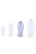 Miniatyrbilde 2 av 3: Eggplay Clear Transparent Plug 16,5 cm XL Buttplug