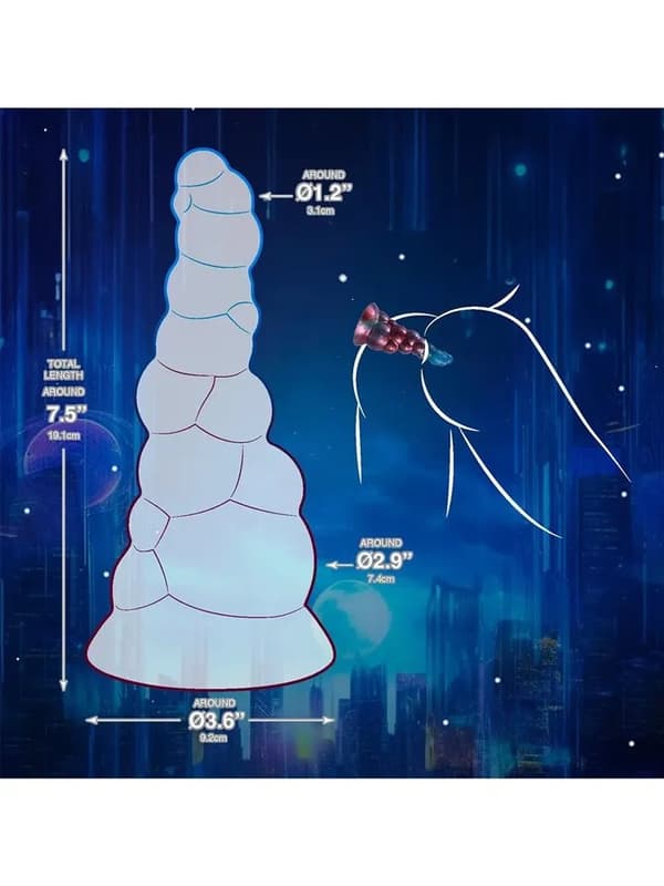 Bad Bubblez Silicone Dildo 19 cm Dragon dildo