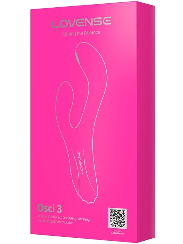 Lovense Osci 3 Heating Rabbit App-kontrollert rabbitvibrator