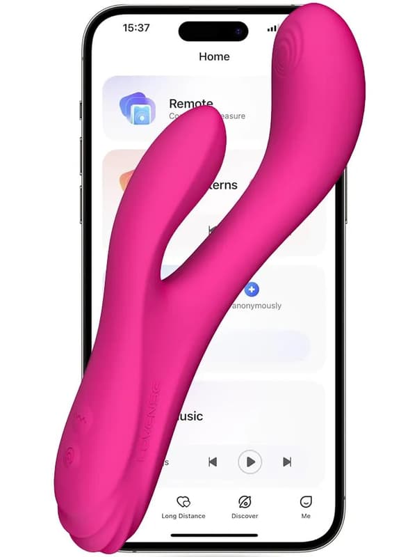 Lovense Osci 3 Heating Rabbit App-kontrollert rabbitvibrator