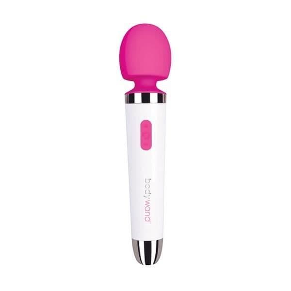 Klitorisstimulator - BodyWand - Aqua - Rosé & Vit - 8 vibrationslägen - Vattentät