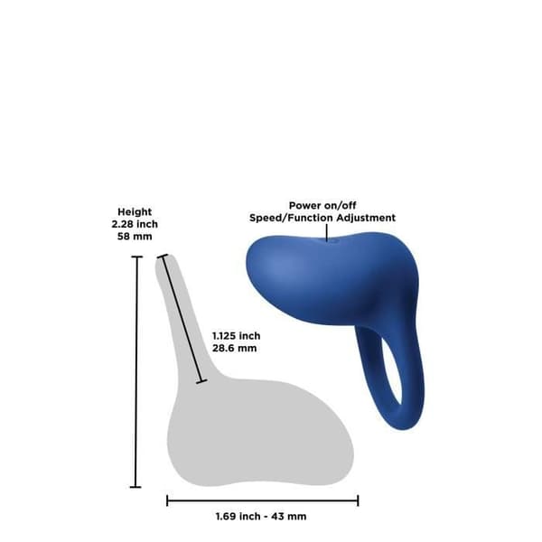 vibrator NS Novelties-Inya royal blue