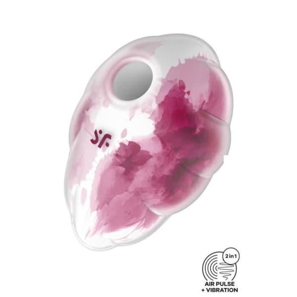 Sextoy - Satisfyer - Cloud Dancer - Transparent - Klitorisstimulering - Vibrerande