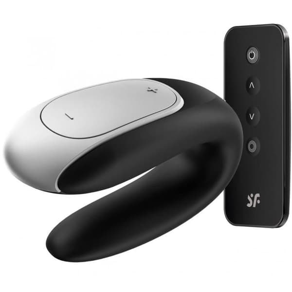 Double Fun USB Connected Vibrator Svart - unisex/vuxen