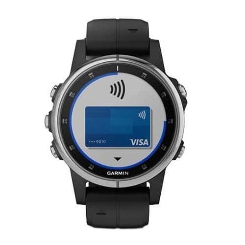 Klocka - Garmin - Fēnix 5S Plus - One size - Färg Svart - Material Polyamid