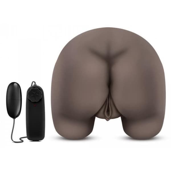Masturbator - Luscious - Tiana - Vibrerande - Anus och slida - Hot Chocolate Brown