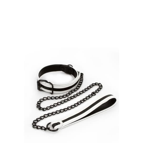 Bondage NS Novelties-Glo Bondage krage och grönt koppel