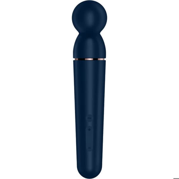 Massager och vibrator - Satisfyer - Planet Wand-er - 10 vibrationsprogram - Hygienisk silikon - Blå