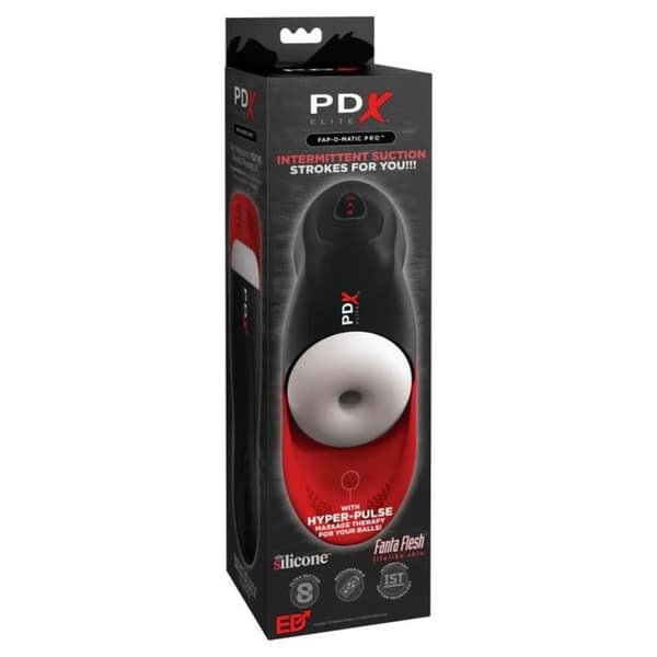 Automatisk masturbator - Pipedream - PDX Elite Fap-O-Matic Pro - Sug - Vibration - Testiklar