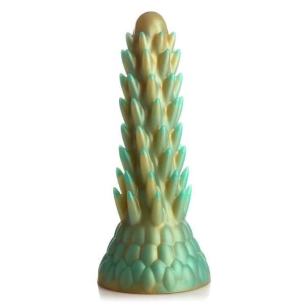 Creature Cocks - Stegosaurus Spiny Reptile Dildo - Grön