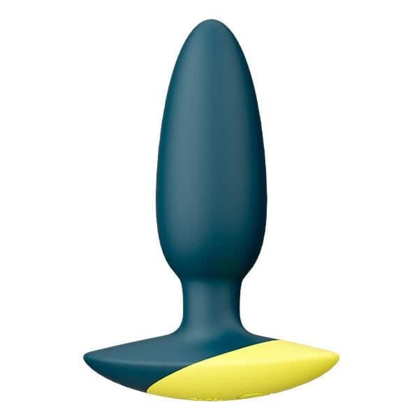 Plug anal vibrerande - ROMP - Bass Green - Mjuk silikon - Vattentät - Laddningsbar