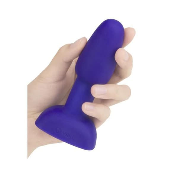 B-Vibe Rimming Liten Lila Fjärrkontroll Anal Plugg