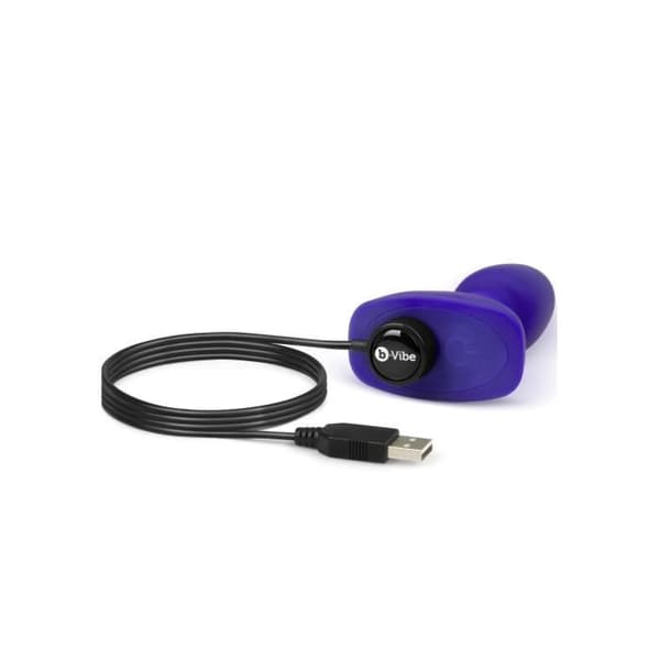 B-Vibe Rimming Liten Lila Fjärrkontroll Anal Plugg