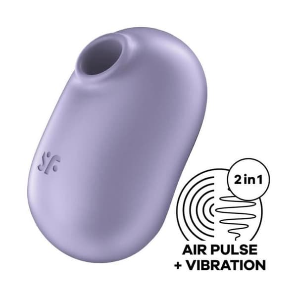Stimulator - Satisfyer - Pro To Go 2 - Lila - Silikon - Vattentät IPX7