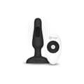 Miniatyrbild 2 av 4: Plug anal - B-Vibe - Nybörjare - Fjärrstyrd - Hypoallergeniskt silikon - Svart