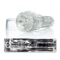 Miniatyrbild 2 av 2: Masturbator - Fleshlight - GO - Transparent - 18 cm - Ribbat tunnel
