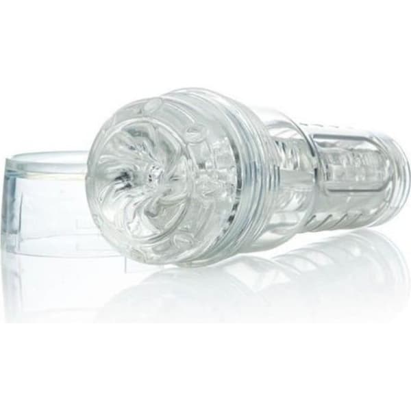 Masturbator - Fleshlight - GO - Transparent - 18 cm - Ribbat tunnel
