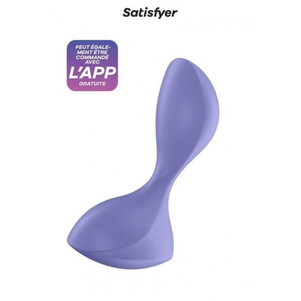 Sexleksak - Satisfyer - Sweat Seal - Ansluten analplugg - One size - Lila färg