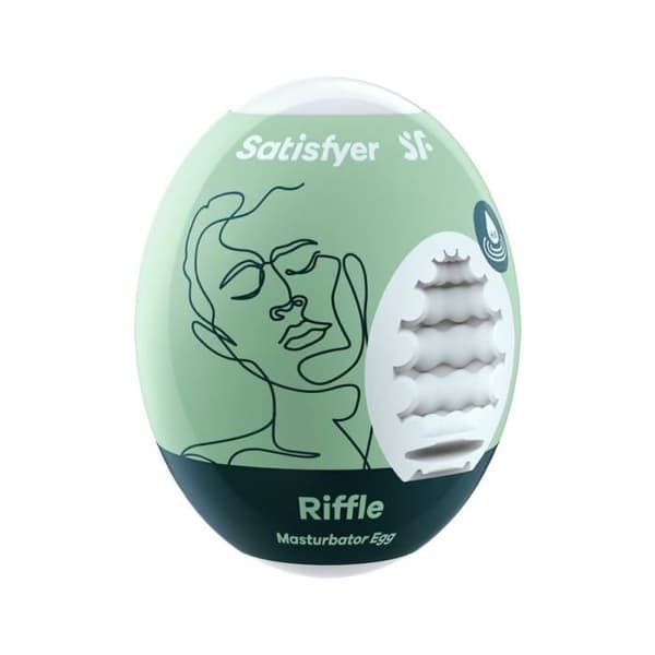 Masturbator - Satisfyer - Ägggevär - Hydroaktiv TPE - 6 olika sensationer - Flexibel