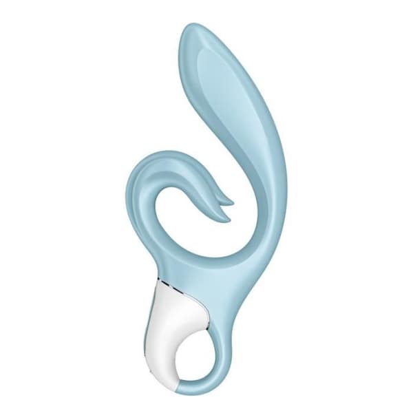 Rabbit Vibrator - Satisfyer - Love Me - Blå - Flexibel - 2 kraftfulla motorer