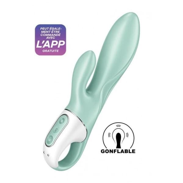 Satisfyer Air Pump Bunny 5 Uppblåsbar kaninvibrator