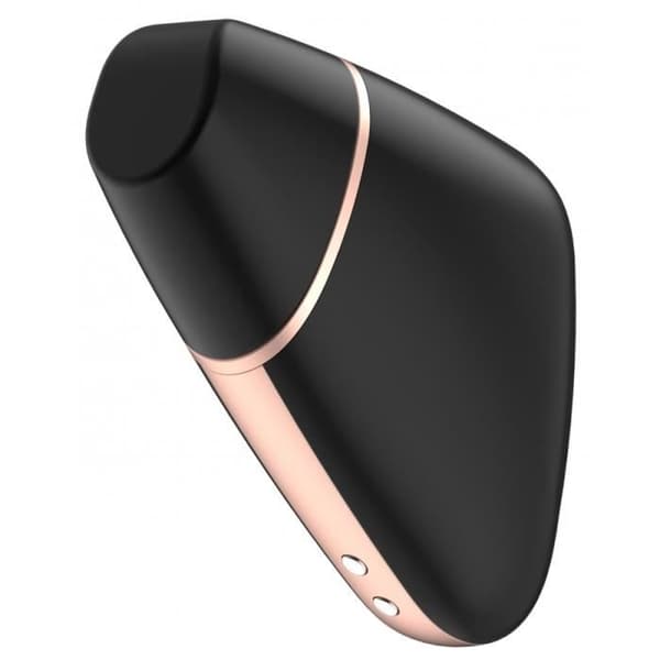 Klitorisstimulator - Satisfyer - Love Triangle - Silikon - Ansluten - Svart