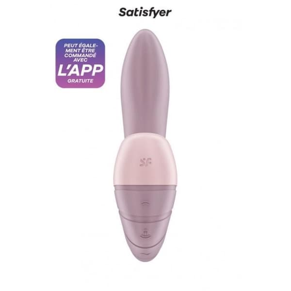 Dubbel stimulerare - Satisfyer - Supernova - Ros - Klitorisstimulering - Dubbel penetrering