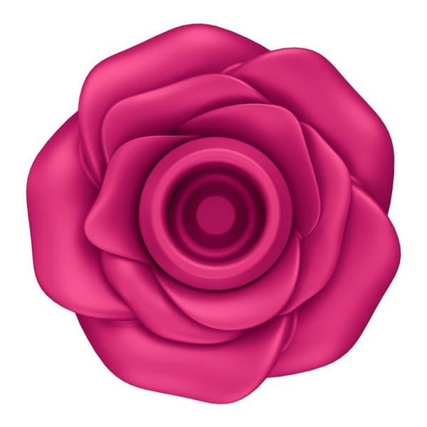 Vibrator - SATISFYER - Classic Blossom - Silikon - Röd - Medium