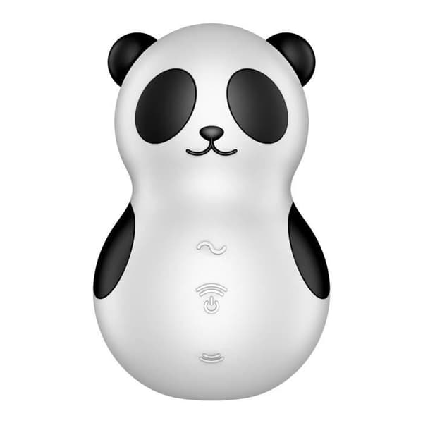 Vibrator - SATISFYER - Pocket Panda - Silikon - Vattentät - 11 tryckvågsintensiteter