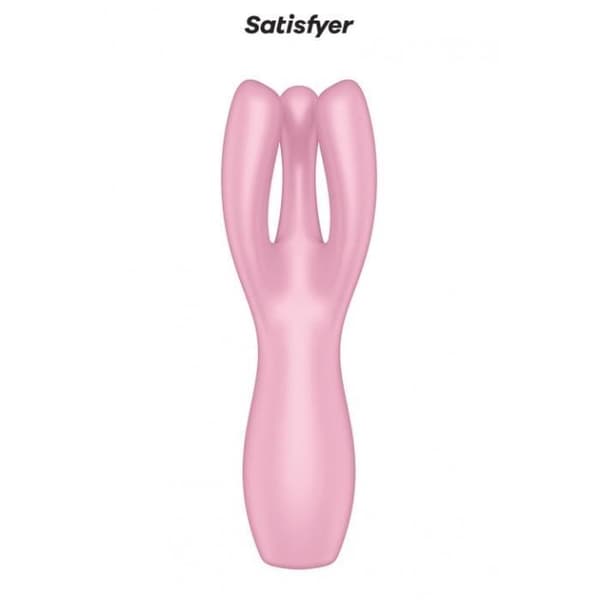 Vibrator - Satisfyer - Trekant 3 - Rosa - Klitorisk stimulering - 3 flexibla armar