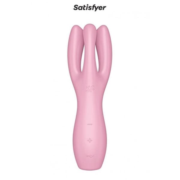 Vibrator - Satisfyer - Trekant 3 - Rosa - Klitorisk stimulering - 3 flexibla armar