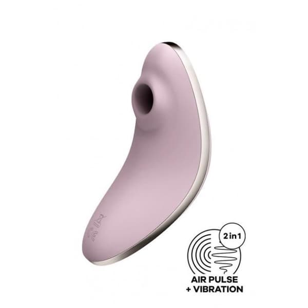 Sextoy - Satisfyer - Vulva Lover 1 - Lila - 100% silikon - Uppladdningsbar