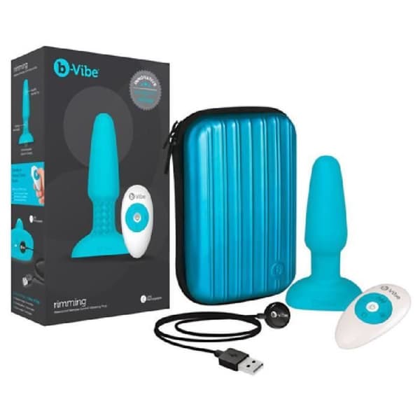 Analplugg - VIBE - 15cm - Fjärrkontroll - Vibration och rotation - Silikon och ABS