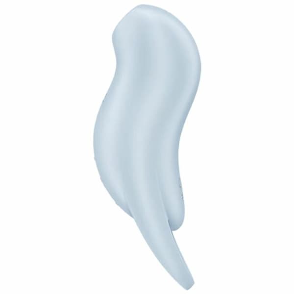 Klitorisstimulator - SATISFYER - Pocket Pro 1 - Ljusblå - Medicinskt silikon - Uppladdningsbar