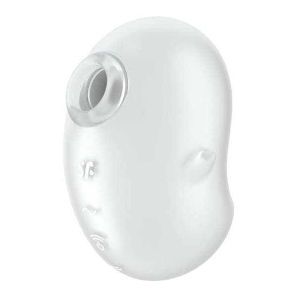 Cutie Ghost Air Pressure Vibrator - Vit - Satisfyer