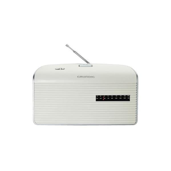 Bärbar radio - GRUNDIG - MUSIC60XWS - FM/MW analog - Teleskopantenn - Vit