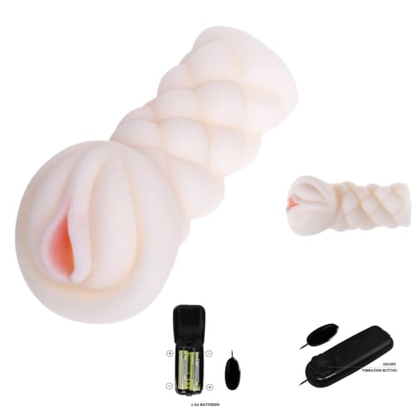 Lybaile masturbator med vibration pretty love 3D-VAGINA