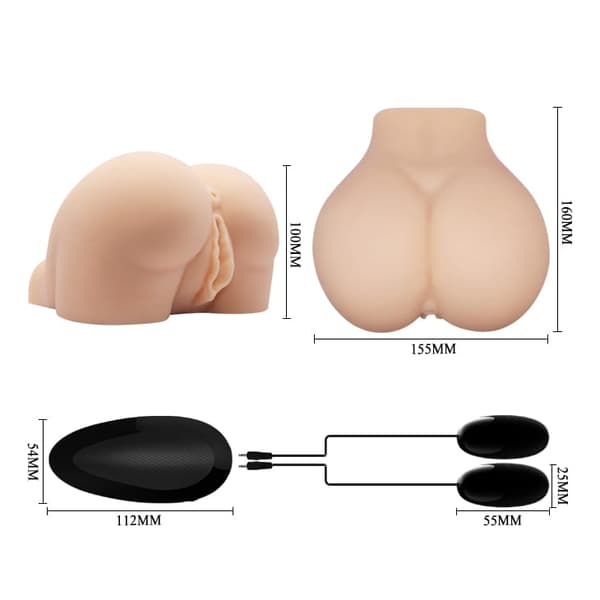 Lybaile crazy bull masturbator VAGINA OCH ANAL med vibration (ALL aptit)