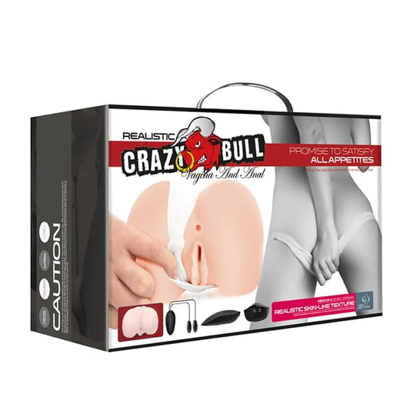 Lybaile crazy bull masturbator VAGINA OCH ANAL med vibration (ALL aptit)