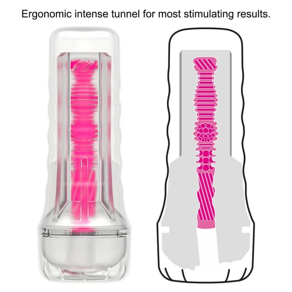 Lovetoy masturbator LUMINO PLAY MATURBATOR - ROSA GLÖD 8,5"