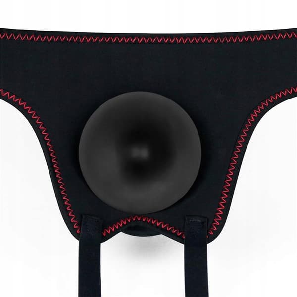 Lovetoy Enkelt Strap-On Set 8,5'' Svart