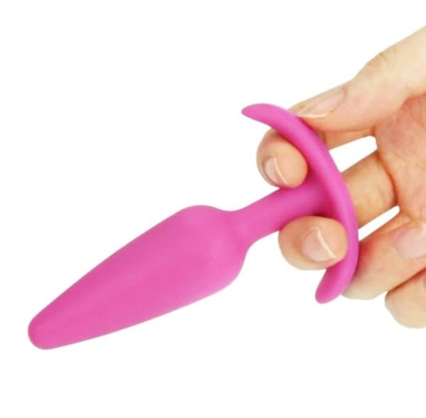 Lovetoy analplugg LURE ME SILICONE ANAL PLUG S (rosa)