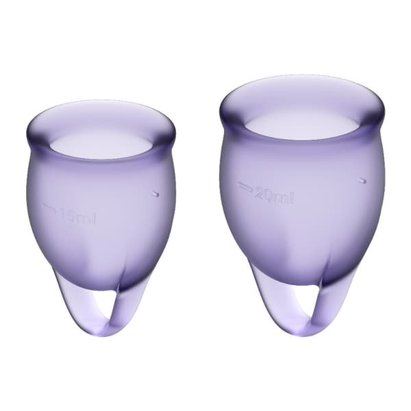 Satisfyer - FEEL CONFIDENT kuukautiskupit (violetti)