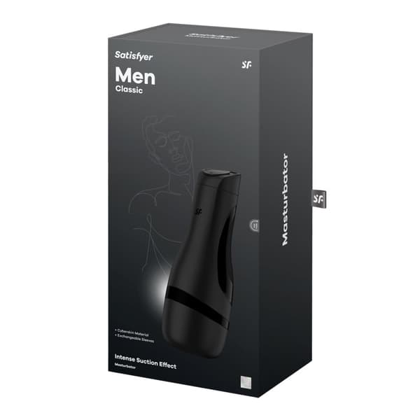 Satisfyer - Masturbator MEN CLASSIC (svart)