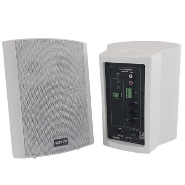 APPSPK+ är ett par självförsörjande högtalare (aktiva och passiva) med 30 W per kanal. · Effekt: 60 W (30 W + 30 W) ·